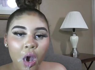 compilation with busty big ass ebony deepthroated and getting mouthful cumshots
