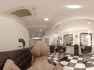 VR Porn The hairdresser in 360