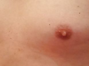 Getting my tits and nipples until cum. Fat tits. Nipples play