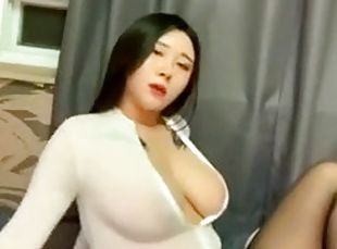 asiático, coreano, sexo-con-ropa