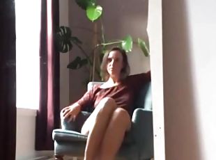My Mother masturbating in her lazy chair