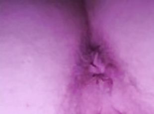 Back view wet pussy loud farts and squirting