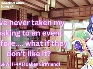 ASMR Audio You calm your baker girlfriends nerves [F4A] [SFW] Girlfriend ASMR Role-play