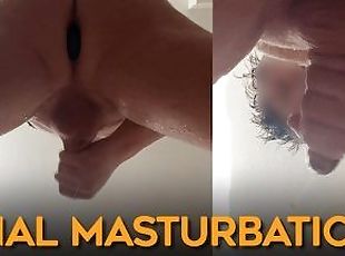 masturbation, orgasme, amateur, anal, ejaculation-sur-le-corps, sale, solo, bisexuels