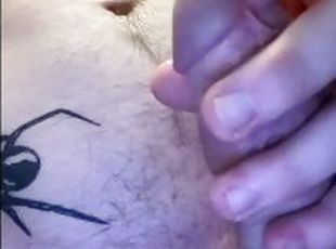 masturbācija-masturbation, amatieris, milzīgs-dzimumloceklis, sperma, griboša, solo, tetovējums, penis