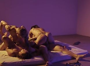Sensual Romantic Foursome Fuck - Steve Rickz, Hoss Kado, Pequena Hex, Nolina Nyx