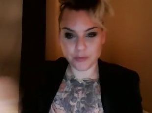 røv, amatør, milf, mor, synsvinkel, webcam, solo, svensk, tatovering