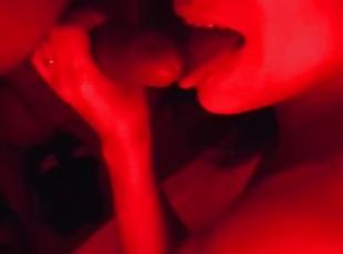 Milf suck, fuck hard and got femal orgasm with sex toy POV (couple real homemade amateur)