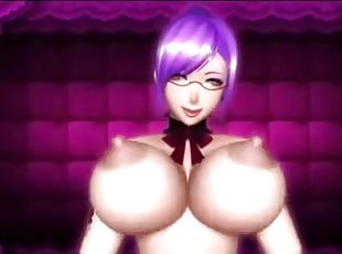3D anime shemale maids with bigboobs foursome groupsex