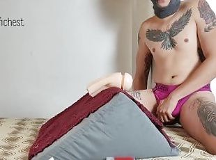 Hard Orgams After Toy Fucking While Loud Moaning , Horny Man Humping - DickRavenchest