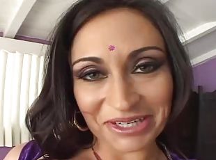 Hot Indian babe gets fucked and licked POV style