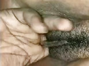 Hairy Pussy MILF gets Pussy play and BBC fuck Upclose