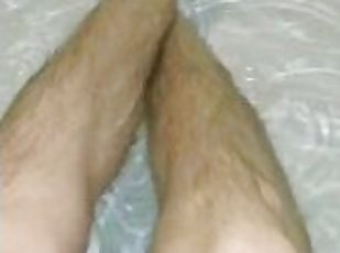 banhos, russo, amador, pés, fetiche, sozinho, pernas