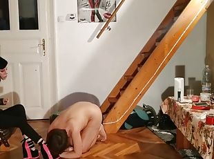 Slave Kicked Spanked & Stomped By Sexy Mistress Pt2 Hd
