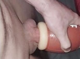Fucking toy in the ass