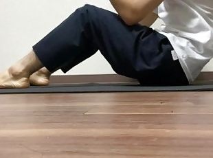 Japanese man / strength training2