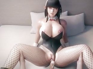 Bunny Girl Gets creampie Inside Pussy!