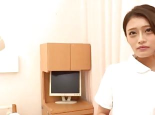 Hot POV sex with a thin Japanese masseuse