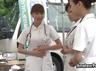 azijski, medicinska-sestra, japonka, bolnišnica
