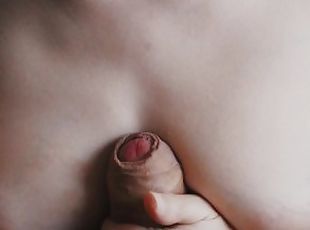 masturbation, bröstvårtor, orgasm, amatör, cumshot, tonåring, avrunkning, par, pov, sprut