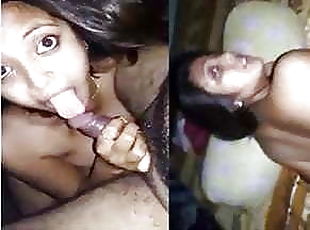 Today Exclusive- Hot Look Desi Girl Blowjob a...