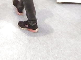 mulher-madura, caseiro, preto, botins, jeans