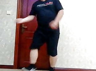  Dancing fat dad