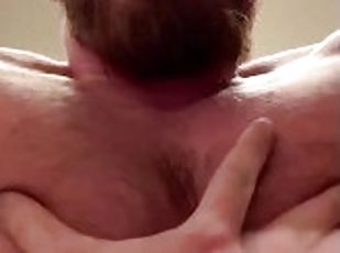 Ginger stud cum on camera (close up on balls and Dick)