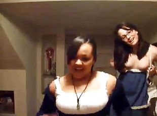Flashing Action With Naughty Teens In Homemade Video