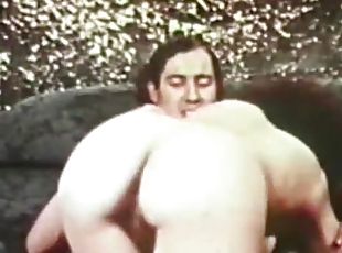Retro Porn Legend John Holmes Fucks and Facializes a Slut's Hairy Pussy