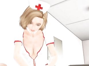 enfermeira, doutor, adolescente, hardcore, loira, cavalgando, hospital, uniforme, morena