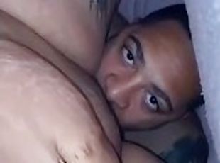 Baby daddy wakes me up eating my pussy