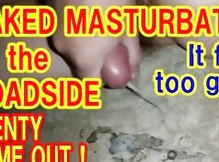 masturbácia, vonku, na-verejnosti, amatérske, striekanie-semena, sólo