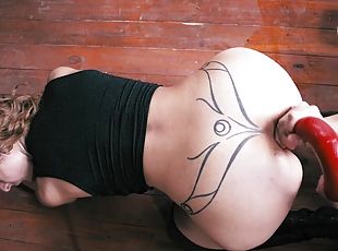 fisting, anal, leksak, pov, rumpa-butt, fetisch, tatuering