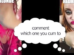 Comment which one made you cum BLONDE OR REDHEAD Straight Version