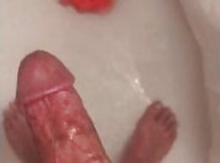 peldēšanās, masturbācija-masturbation, amatieris, milzīgs-dzimumloceklis, māte, pusaudzis, pov, duša, solo, penis