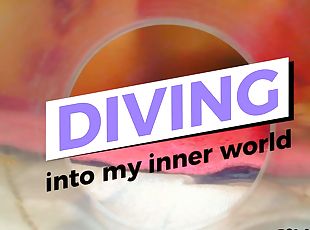 &quot;Diving into my inner world&quot; - endoscope version - I masturbate using a vibrator and an endoscope