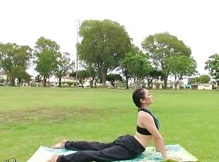 Alicia Hebi -- Morning Yoga (Not Porn)