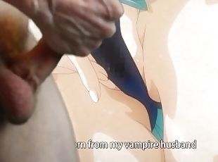 HORNY ATHLETIC BIG DICK MASTURBATING TO HENTAI WANTS YOU TO IMAGINE BEING FUCKED