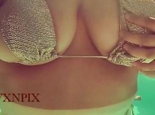 ONLYFANS LEAK $vxnpix PLAYING WITH TITS IN POOL
