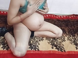 gravid, fru, amatör, hindu-kvinnor, webbkamera, pojkvän, ensam
