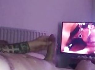 Watching porn and masturbate