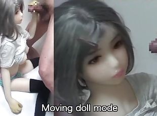 ??????????????/I was excited by the automatically moving doll and ejaculated a lot.