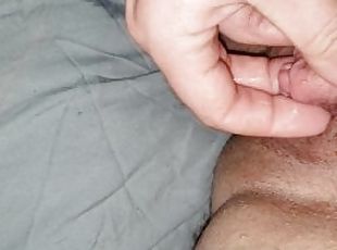 klitoris, masturbacija, pička-pussy, amaterski, igračke, trzanje, sami, mokri