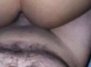 OOPS! My big 7.5 inch LATINO COCK destroys my EBONY girlfriend's TIGHT WET PUSSY! LOUD MOANING
