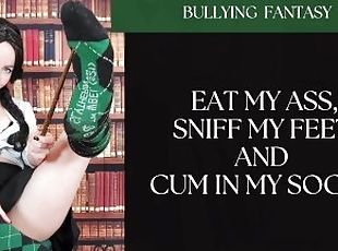 Lucky To Be Bullied - Sniff My Socks, Eat My Ass, and Cum In My Socks
