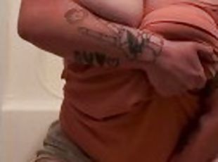 store-pupper, onani, orgasme, amatør, milf, hardcore, fingret, alene, tattoo
