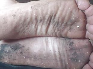 Feet got dirty