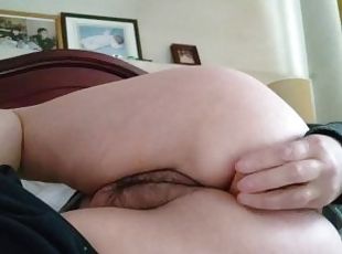 Mom anal jerking off