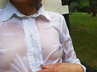 Wet T-shirt In My Garden